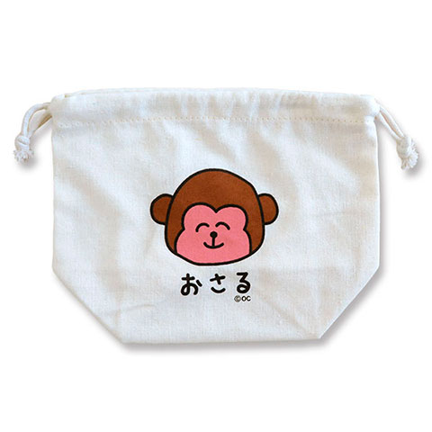 キンチャク おさるさん|キンチャク|×POUCH,キンチャク -ポーチ-