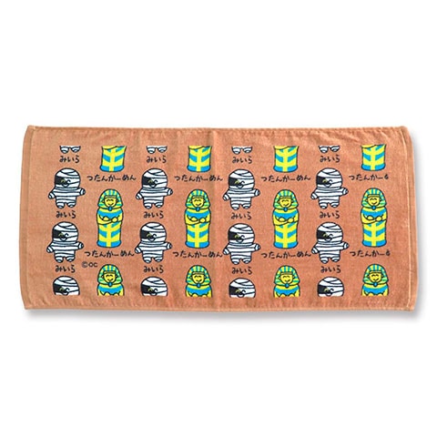 TOWEL つたんかーめんさん|FACE TOWEL -フェイスタオル-|×TOWEL -タオル-