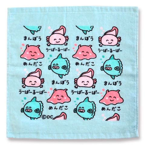 HAND TOWEL いろいろな みずのいきものさん|HAND TOWEL -ハンドタオル-|×TOWEL -タオル-