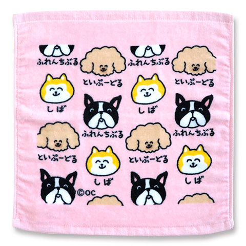 HAND TOWEL いろいろな わんわんさん|HAND TOWEL -ハンドタオル-|×TOWEL -タオル-