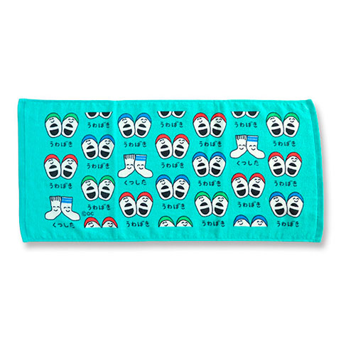 TOWEL うわばきさん|FACE TOWEL -フェイスタオル-|×TOWEL -タオル-
