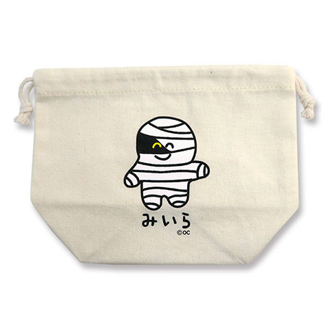 キンチャク みいらさん|キンチャク|×POUCH,キンチャク -ポーチ-