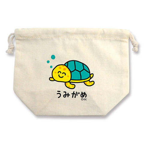 キンチャク うみがめさん|キンチャク|×POUCH,キンチャク -ポーチ-