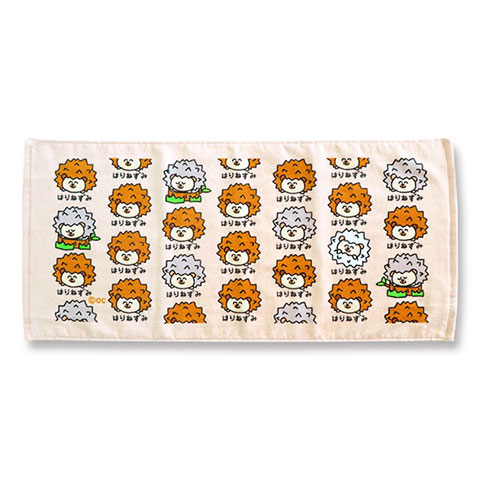TOWEL はりねずみさん|FACE TOWEL -フェイスタオル-|×TOWEL -タオル-