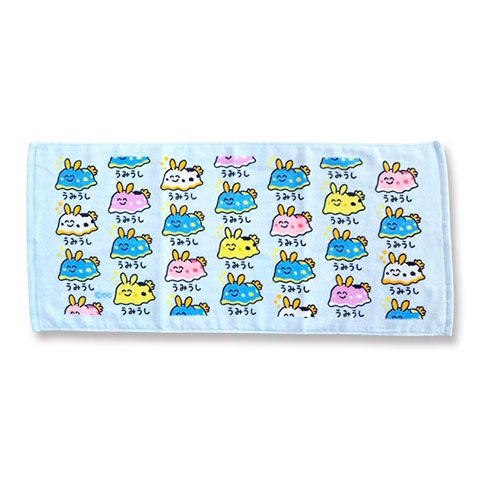 TOWEL うみうしさん|FACE TOWEL -フェイスタオル-|×TOWEL -タオル-