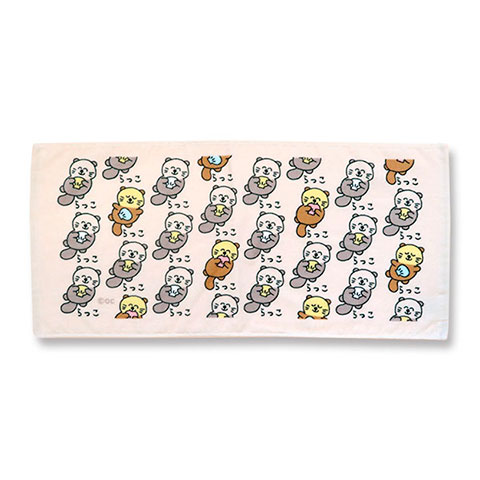TOWEL らっこさん|FACE TOWEL -フェイスタオル-|×TOWEL -タオル-