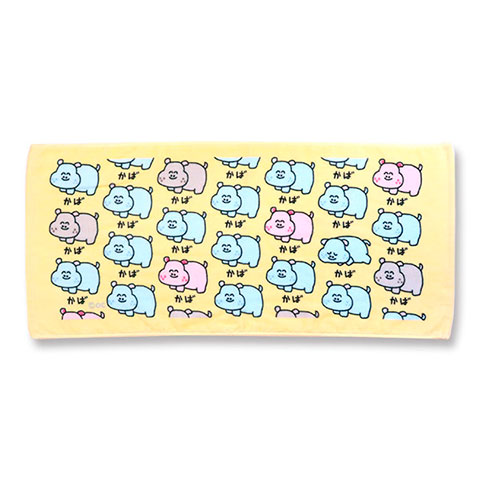 TOWEL かばさん|FACE TOWEL -フェイスタオル-|×TOWEL -タオル-