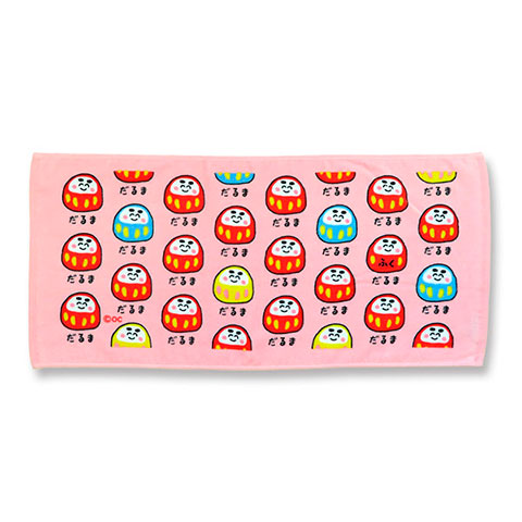 TOWEL だるまさん|FACE TOWEL -フェイスタオル-|×TOWEL -タオル-