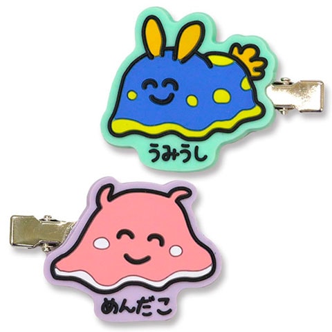 前髪クリップ めんだこさんとうみうしさん