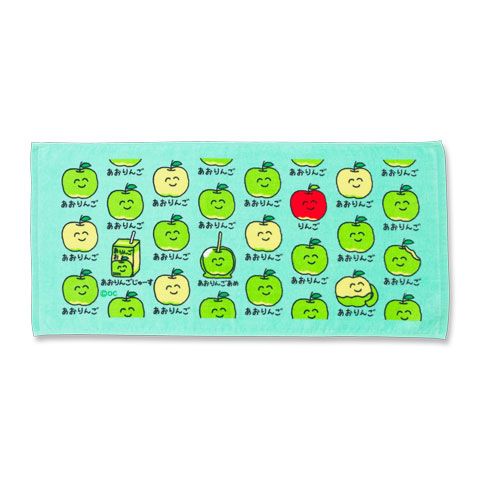 TOWEL あおりんごさん|新商品！