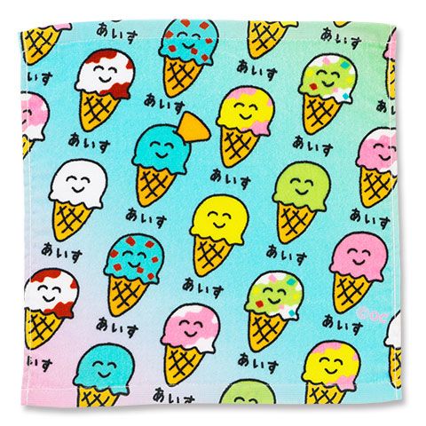 ハンドタオル あいすさん