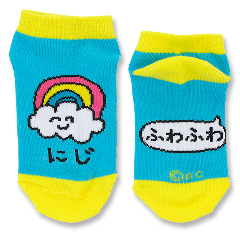 ANKLE SOCKS KIDS にじさん