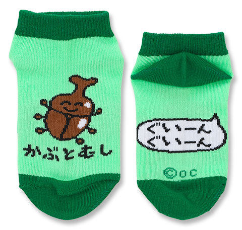 ANKLE SOCKS KIDS かぶとむしさん