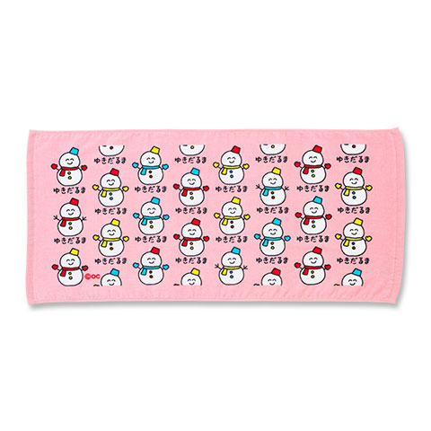 TOWEL ゆきだるまさん ピンク
