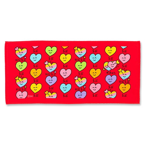 TOWEL らぶさんカラフル | 新商品！ | 『オクタニコーポレーション