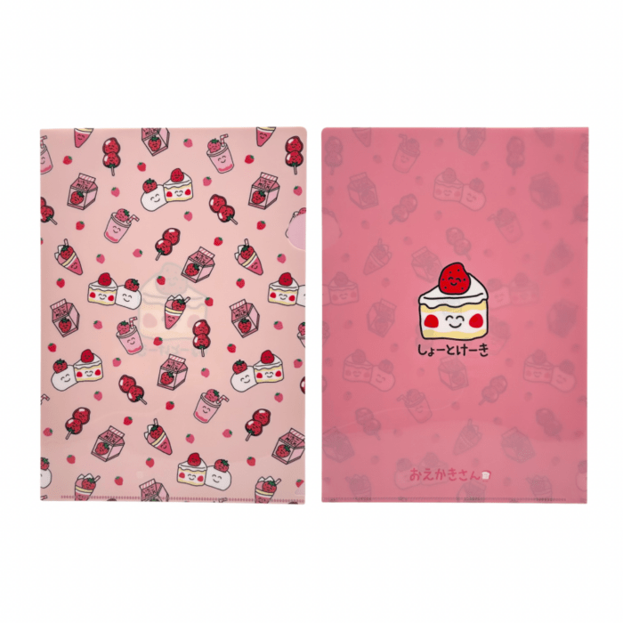 EC限定！A4クリアファイル しょーとけーきさん