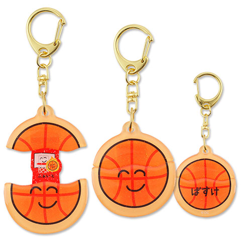 びっくりキーホルダー ばすけさん