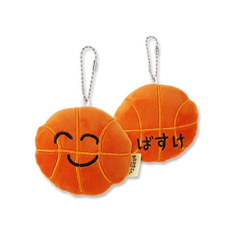 もちもちぬいぐるみキーホルダー ばすけさん