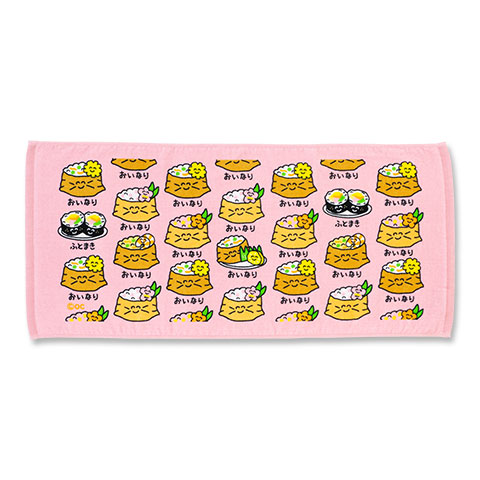 おえかきさん フェイスタオル おいなりさん