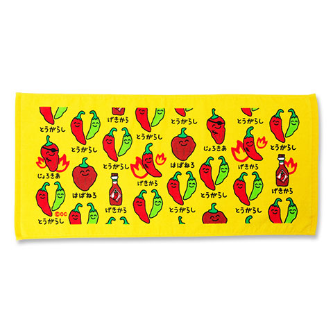 おえかきさん フェイスタオル げきからさん