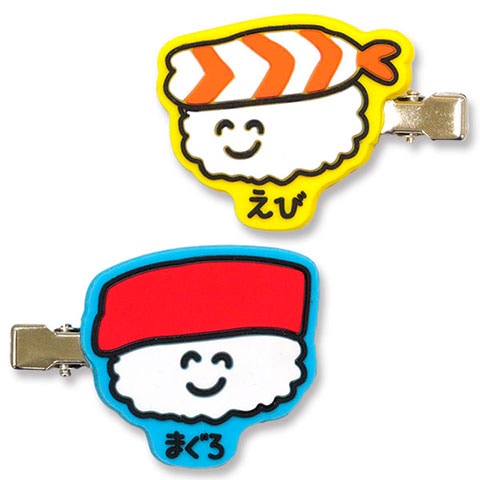 前髪クリップ おすしまぐろさんとえびさん | すべての商品 | 『オクタ