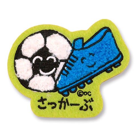 もこもこわっぺんすてっかー さっかーぶさん