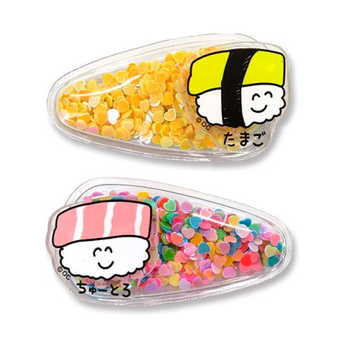 しゃかしゃかクリップ おすしたまごさんとちゅーとろさん