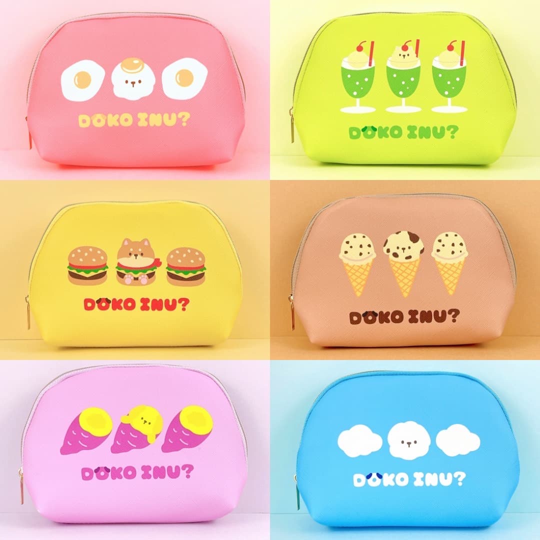 ティッシュポーチ ドコイヌ ハンバーガー