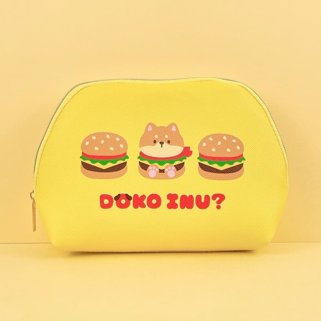 ティッシュポーチ ドコイヌ ハンバーガー
