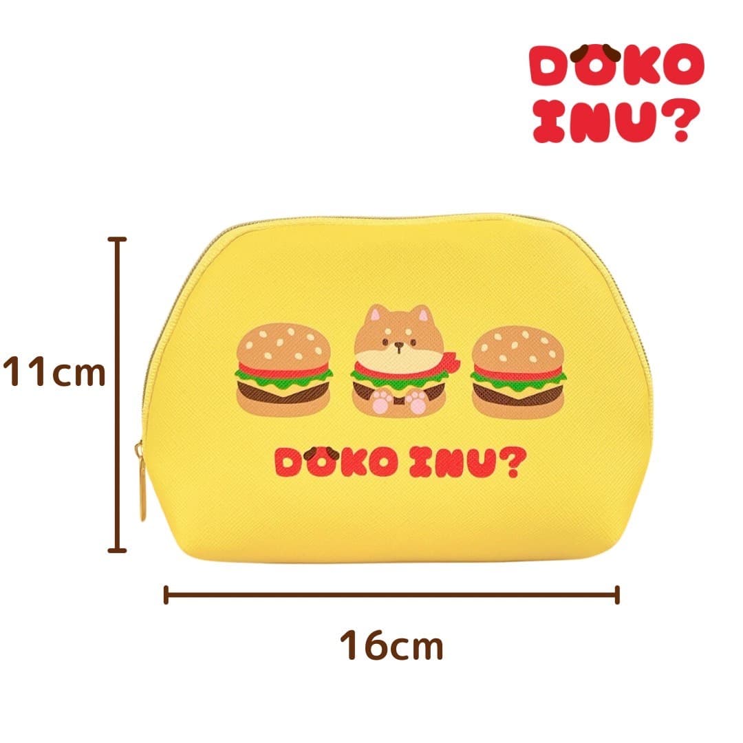 ティッシュポーチ ドコイヌ ハンバーガー