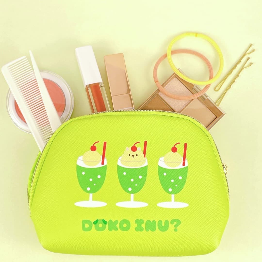 ティッシュポーチ ドコイヌ クリームソーダ