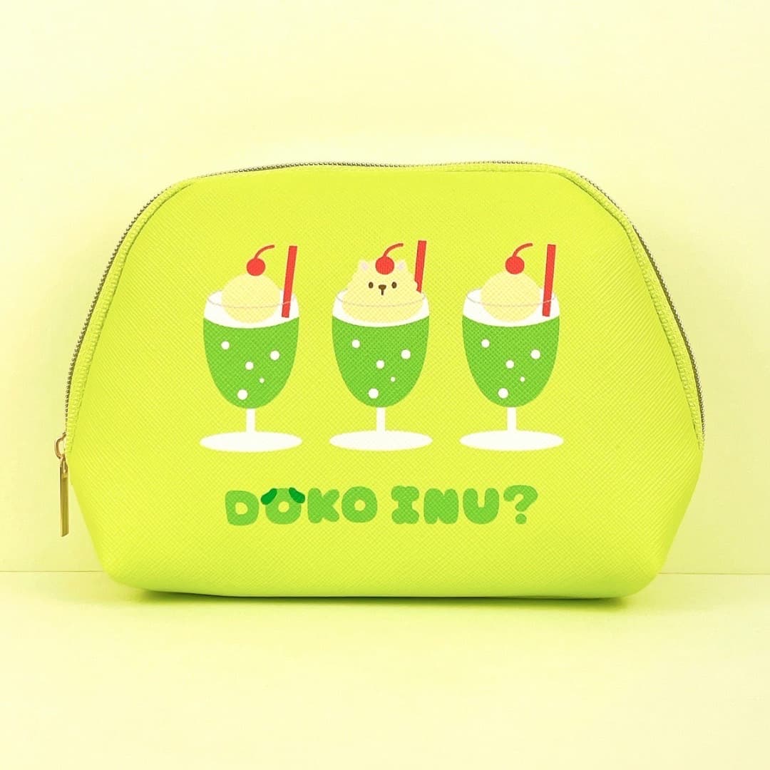 ティッシュポーチ ドコイヌ クリームソーダ