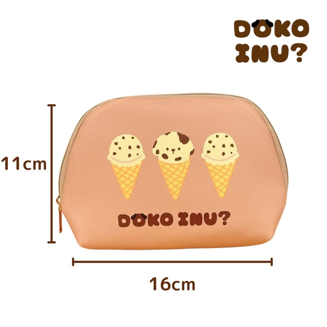 ティッシュポーチ ドコイヌ アイスクリーム