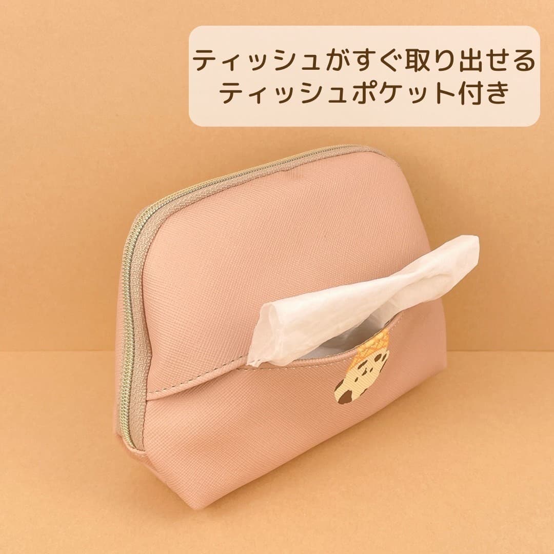 ティッシュポーチ ドコイヌ アイスクリーム