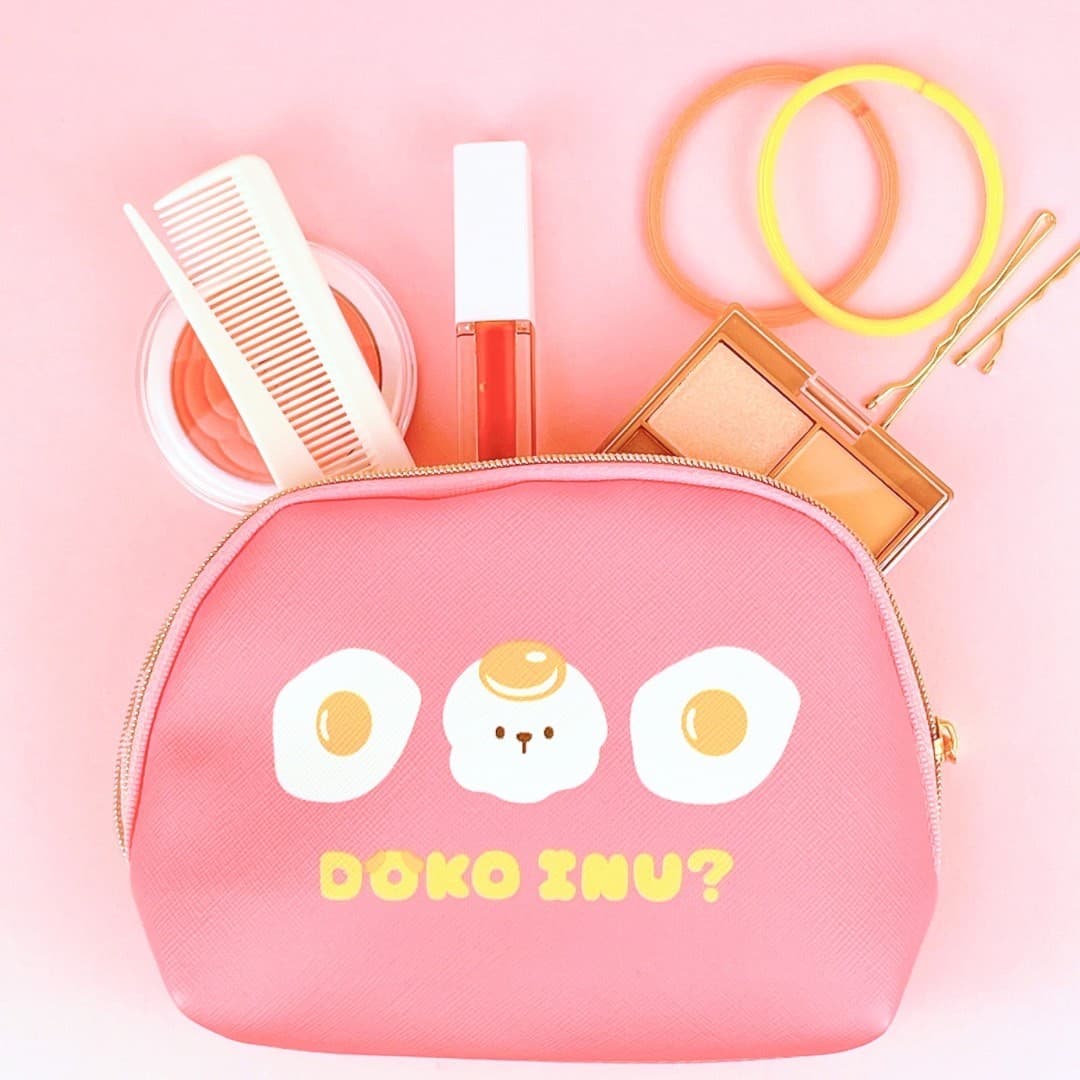 ティッシュポーチ ドコイヌ 目玉焼き