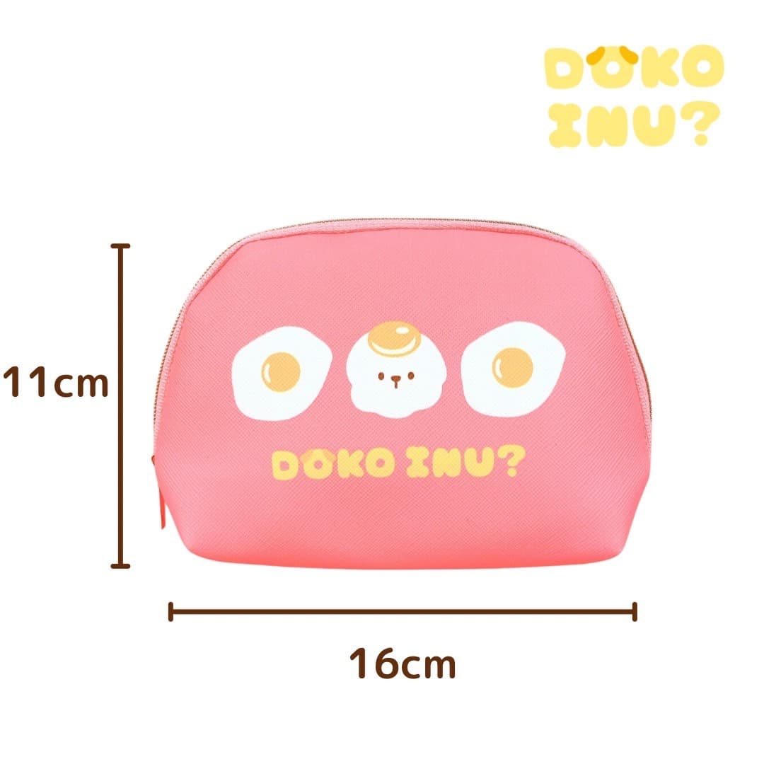ティッシュポーチ ドコイヌ 目玉焼き
