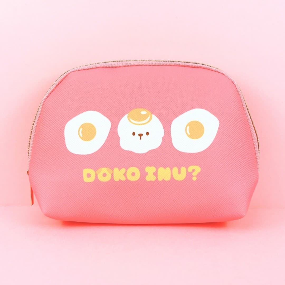 ティッシュポーチ ドコイヌ 目玉焼き