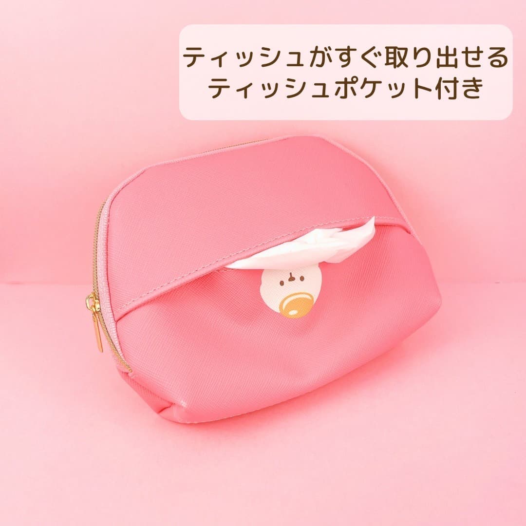 ティッシュポーチ ドコイヌ 目玉焼き