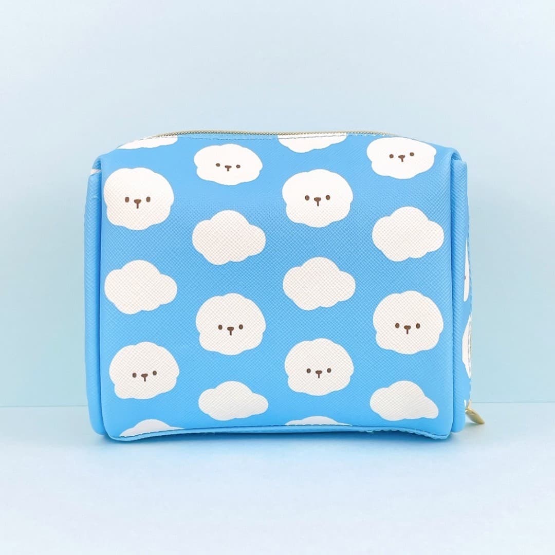 コスメポーチ ドコイヌ くも