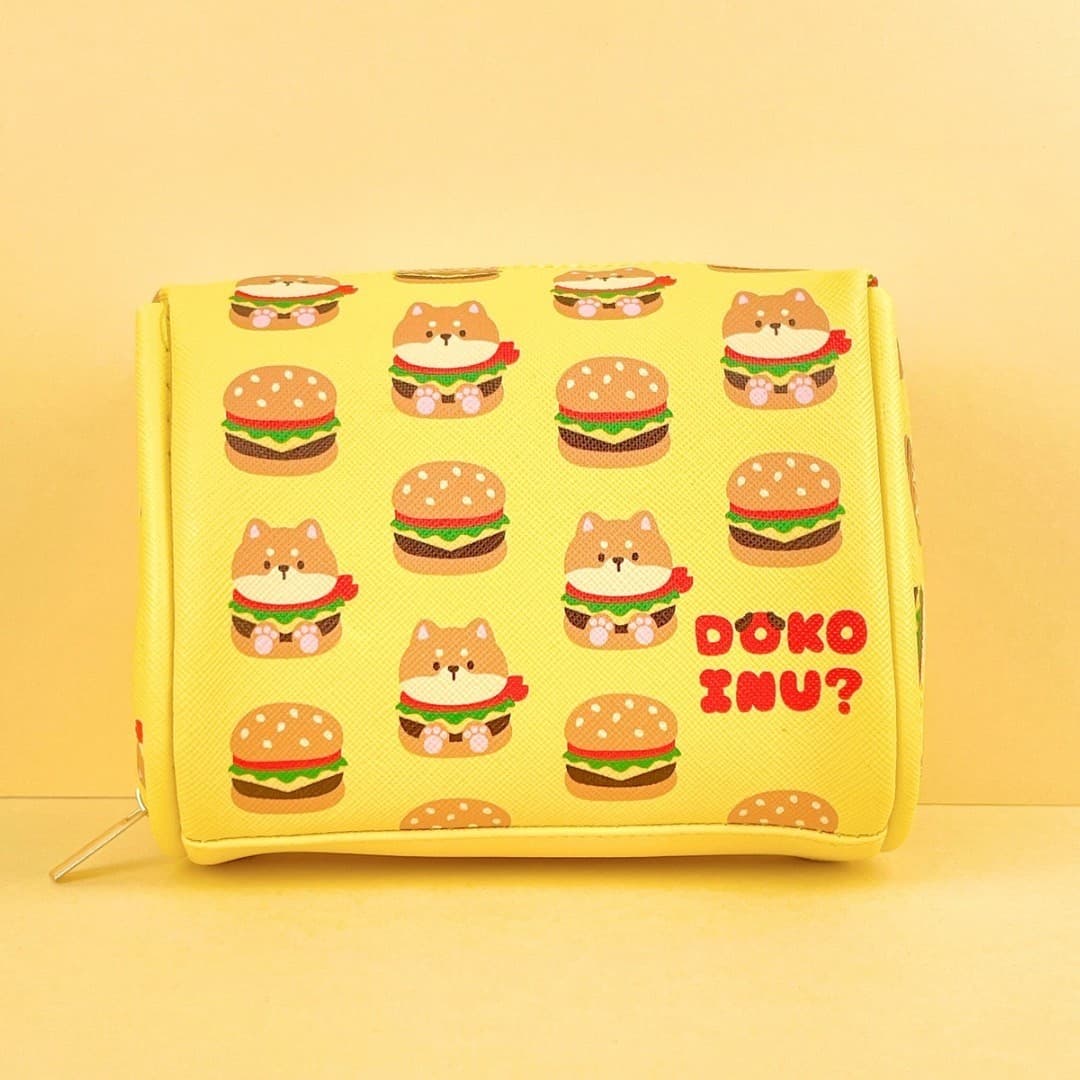 コスメポーチ ドコイヌ ハンバーガー