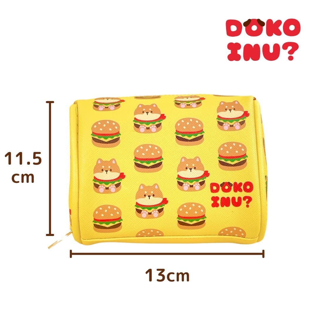 コスメポーチ ドコイヌ ハンバーガー