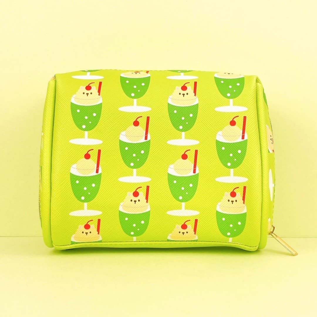 コスメポーチ ドコイヌ クリームソーダ