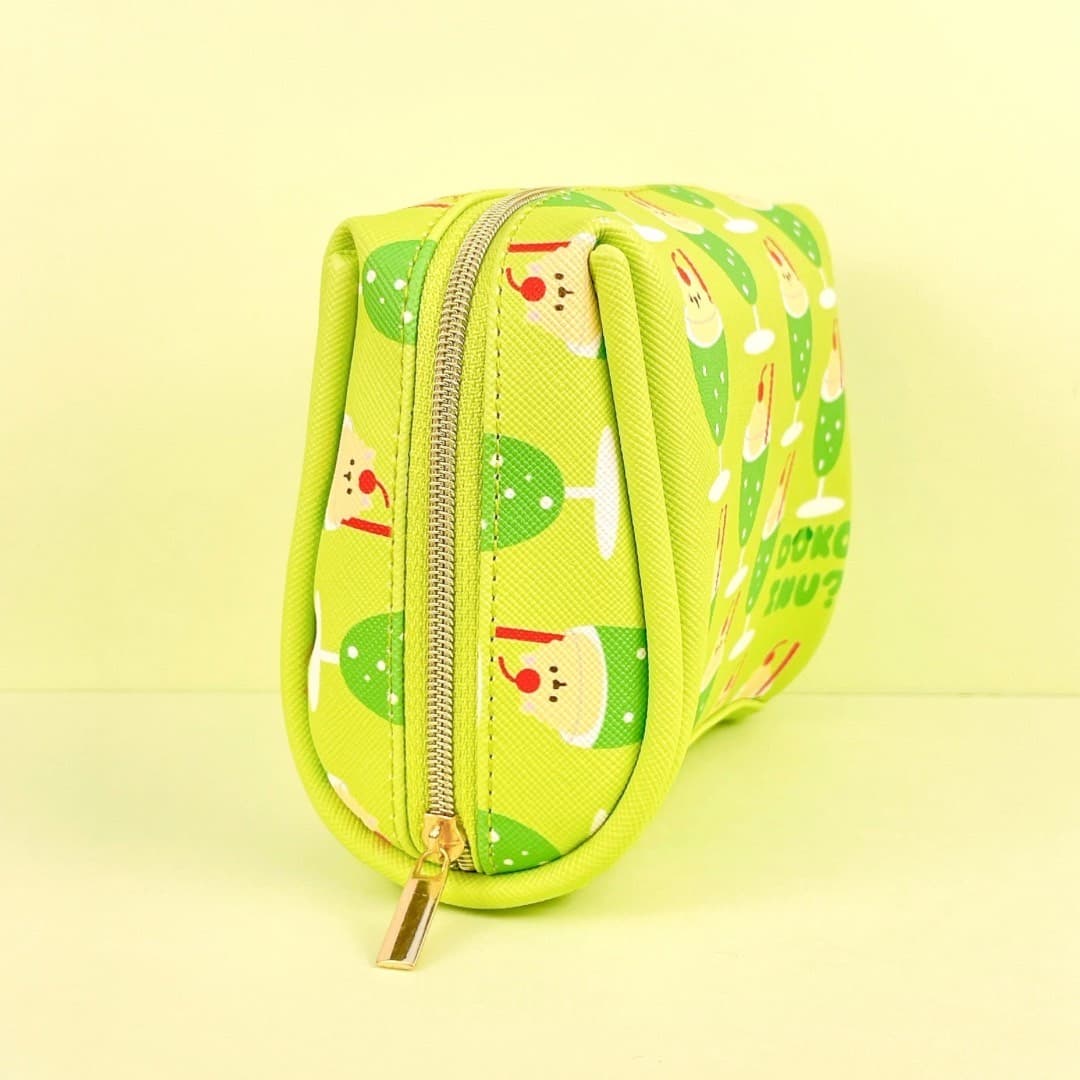 コスメポーチ ドコイヌ クリームソーダ