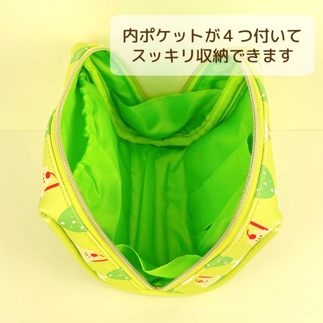 コスメポーチ ドコイヌ クリームソーダ