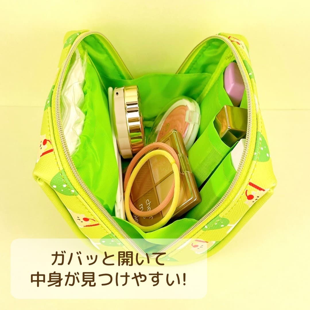 コスメポーチ ドコイヌ クリームソーダ