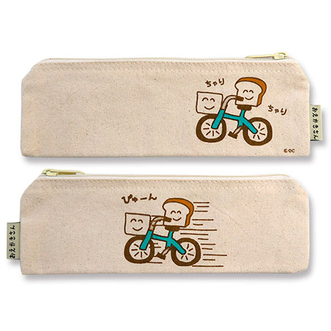 スリムポーチ ぱんさんちゃりできた