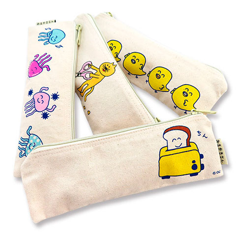 スリムポーチ ぱんさんちゃりできた