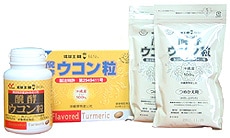 醗酵ウコン粒お徳用600粒と詰替用1000粒入り1000粒セット｜沖縄情報市場