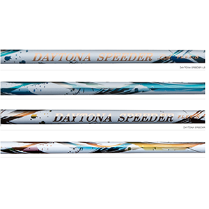 強度と弾性率を極限まで高めた東レ㈱製の最先端カーボン繊維「トレカ?M40X」を初採用。
また、超高弾性90tカーボン、強靭さとしなやかさを併せ持つ「パイロフィル?MR70」と「トレカ?T1100G」を全長に使い、
最大級の加速感とインパクトの最大化を実現しました。 さらに、「RC15%プリプレグ」が強靭なしなり戻りをもたらします。
特徴の際立つこれらの素材を「ボロン繊維」でしなやかにまとめ、超高速シャフトを完成させました。