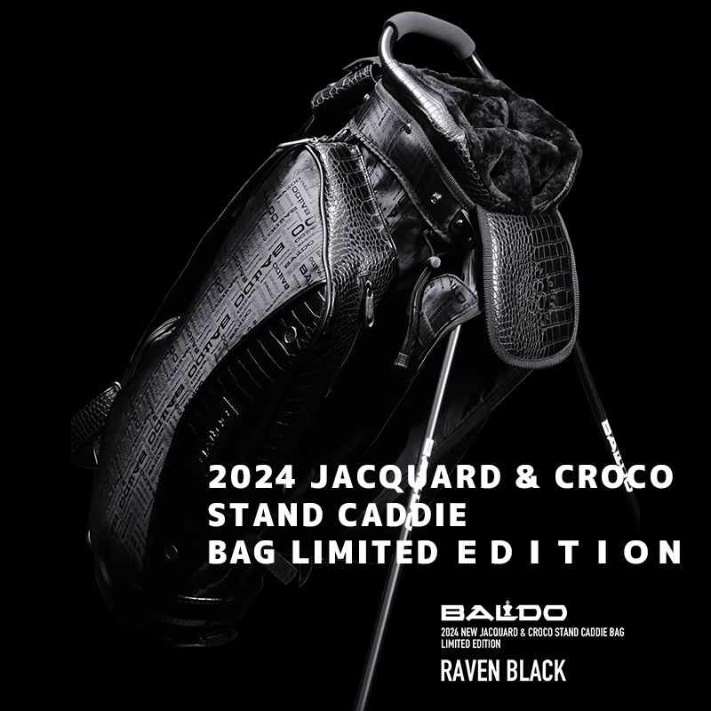 バルド  2024 JACQUARD & CROCO STAND CADDIE BAG LIMITED ＥＤＩＴＩＯＮ